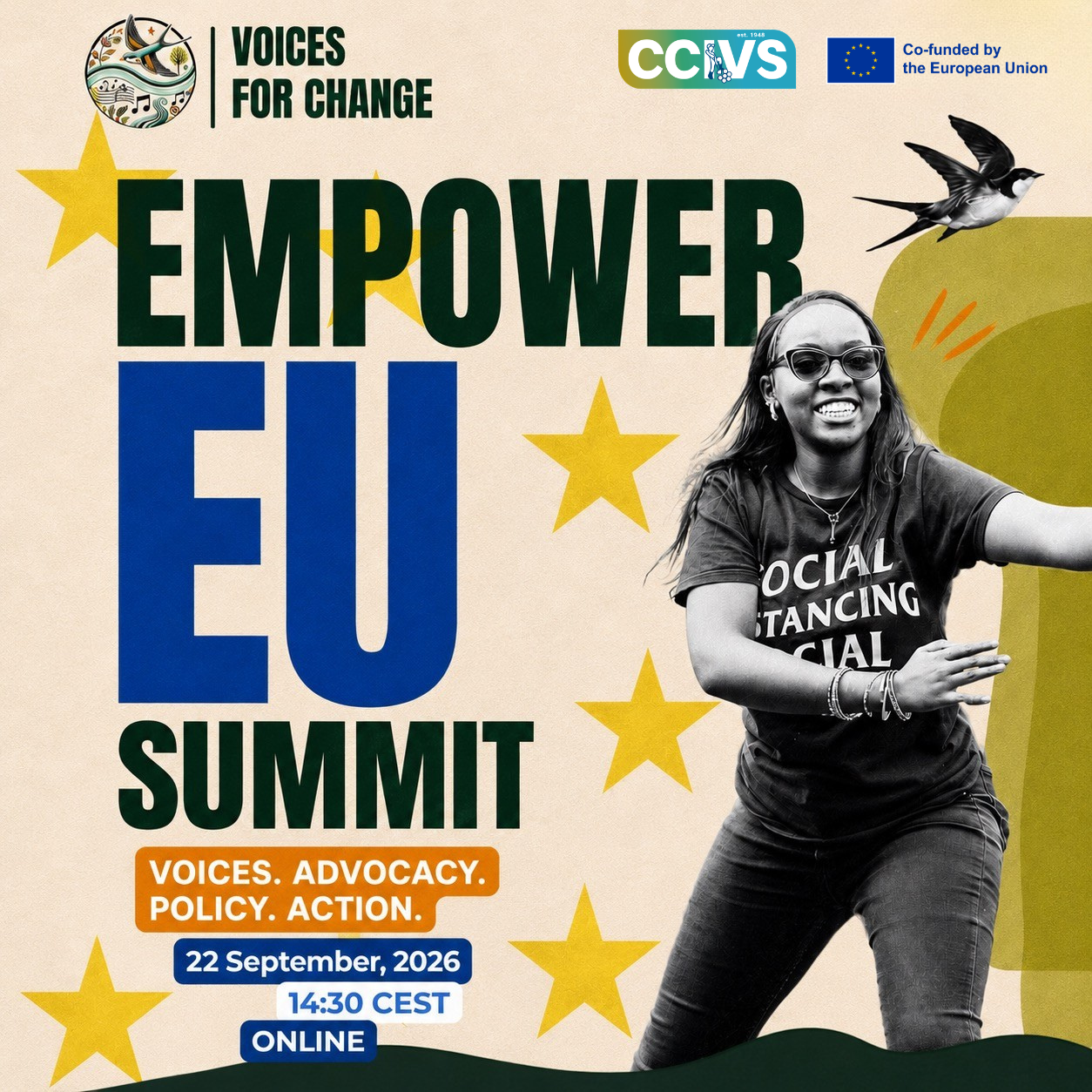 EmpowerEU Online Summit: join the closing advocacy event of Voices for Change!