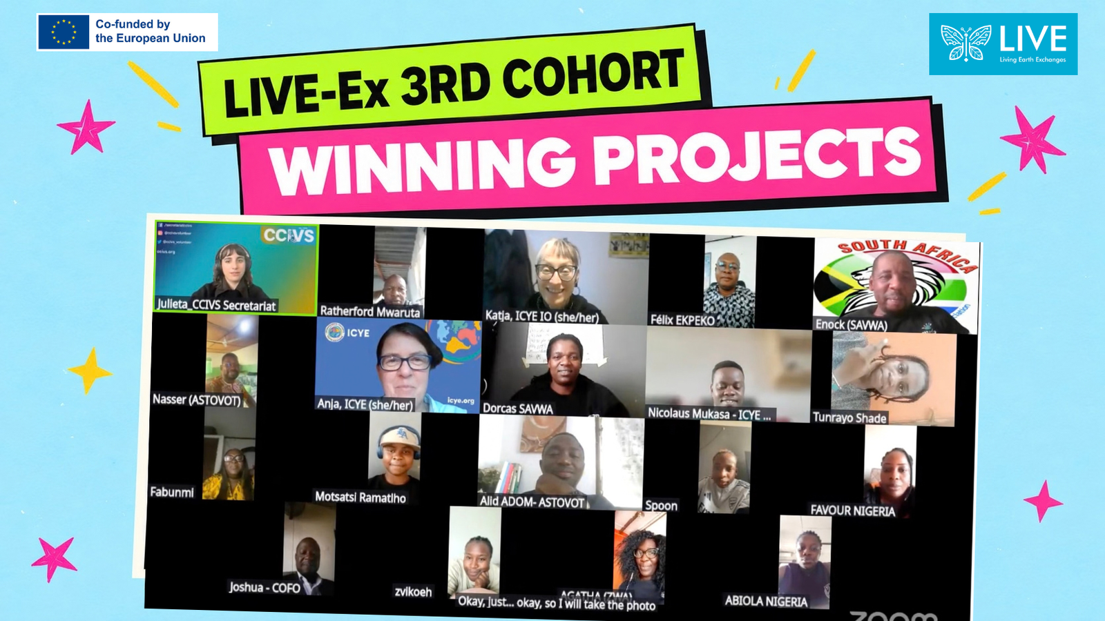From ideas to action: LIVE-Ex announces its winning youth-led projects
